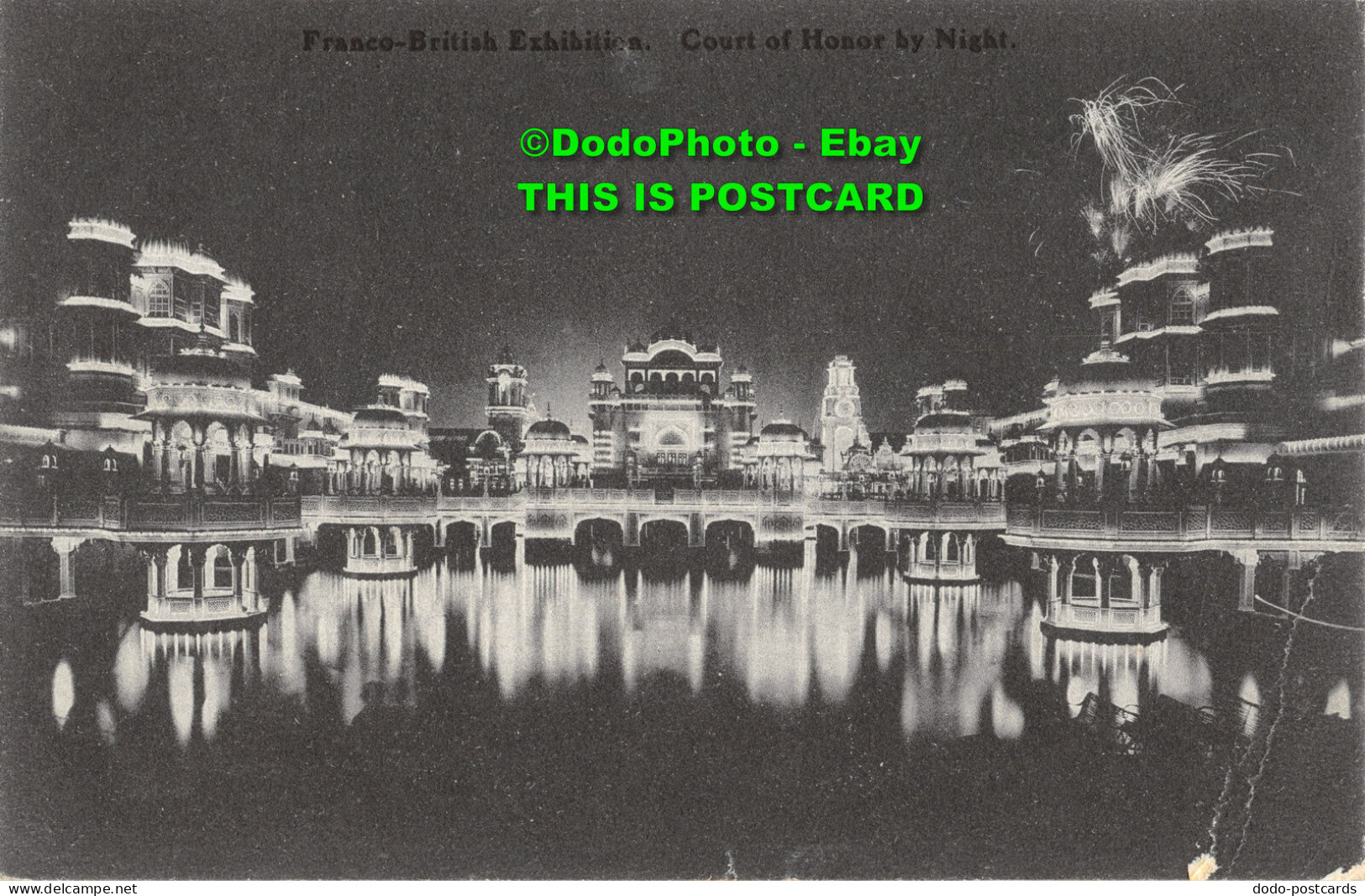 R355963 Franco British Exhibition. Court Of Honor By Night. J. Beagles. No. 961. - World