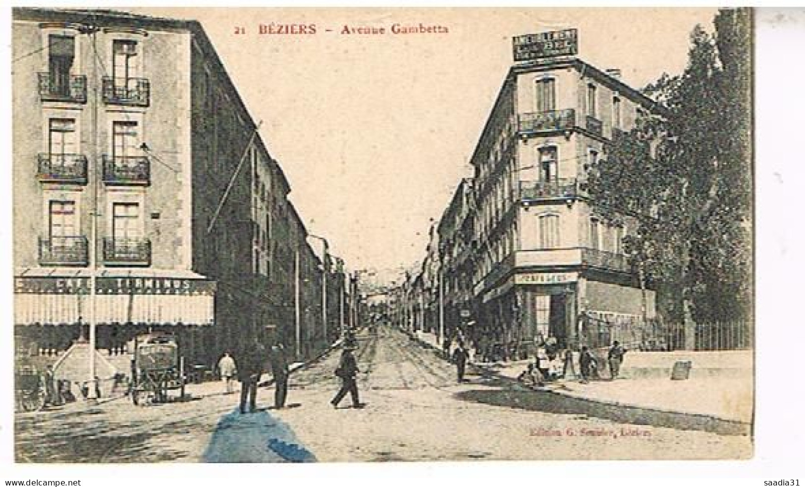 34 BEZIERS AVENUE GAMBETTA 1948 - Beziers