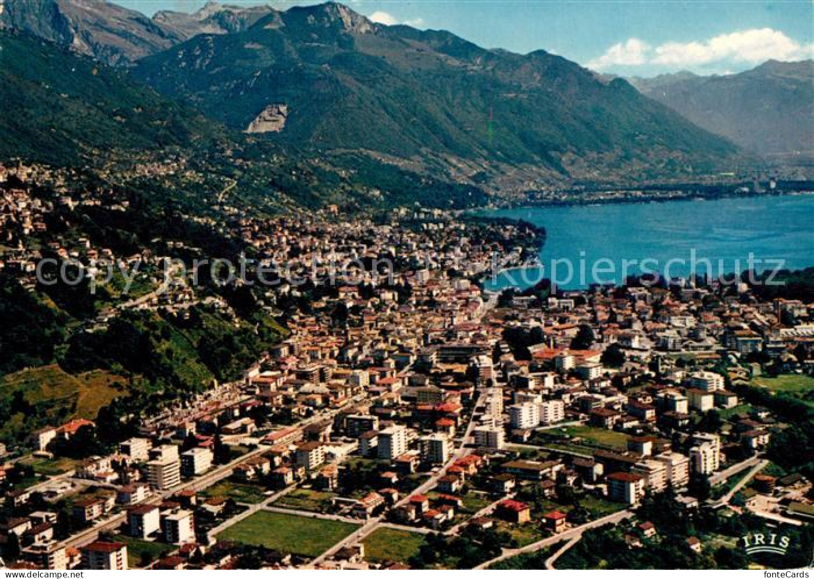 13104817 Locarno Lago Maggiore Fliegeraufnahme Locarno - Sonstige & Ohne Zuordnung