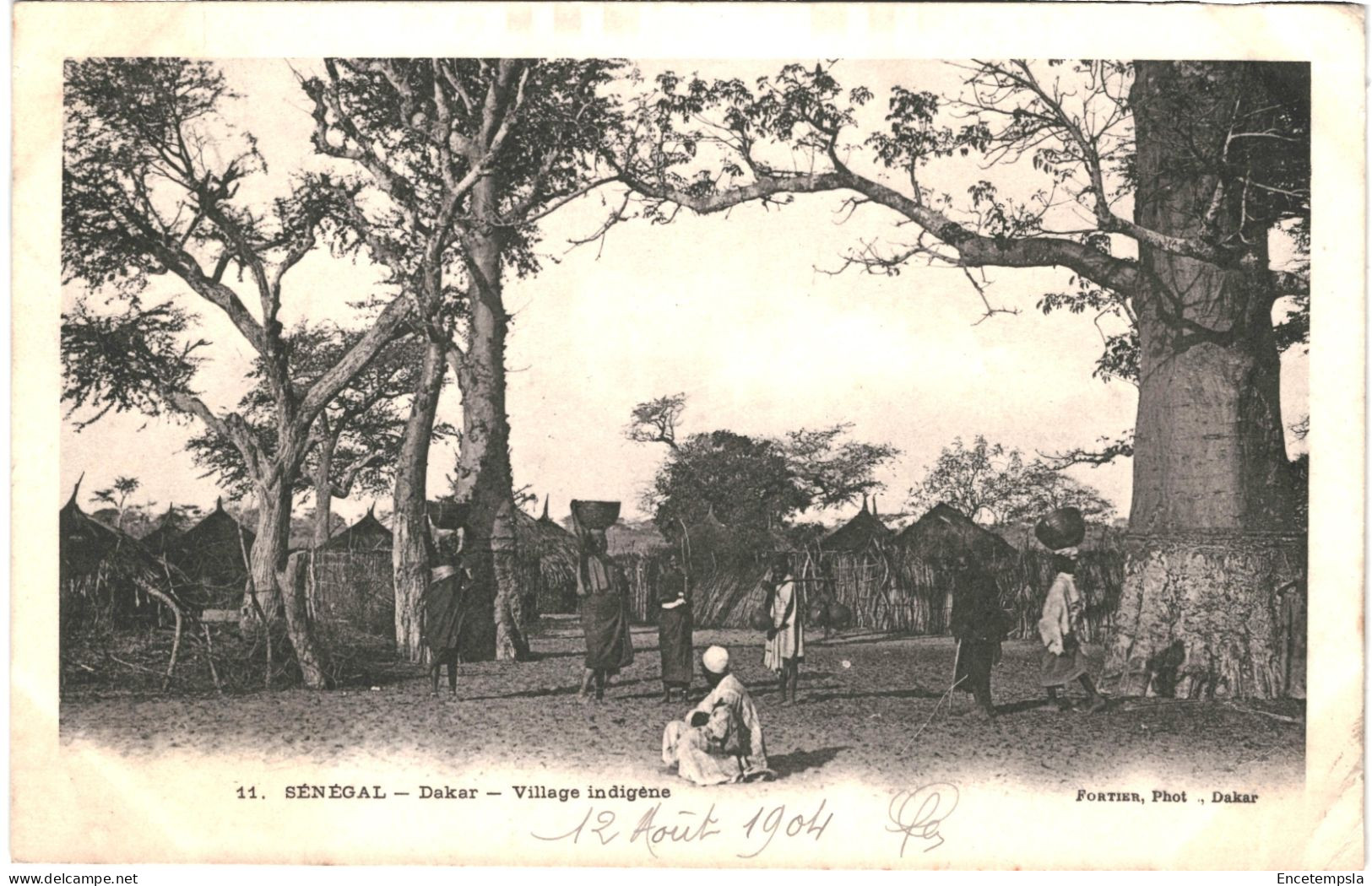 CPA Carte Postale Sénégal Dakar Village Indigène  1904 VM80739 - Sénégal
