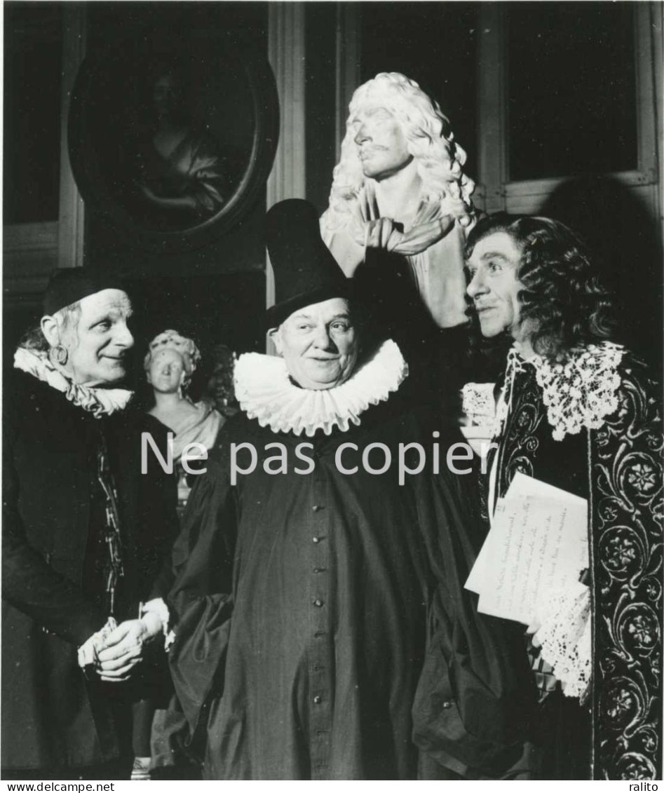 DENIS D'INES Vers 1955 ANDRE BRUNOT J. YONNEL Comédie Française Molière Théâtre - Famous People