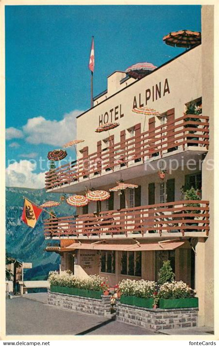 13100367 Muerren BE Hotel Alpina Muerren - Autres & Non Classés