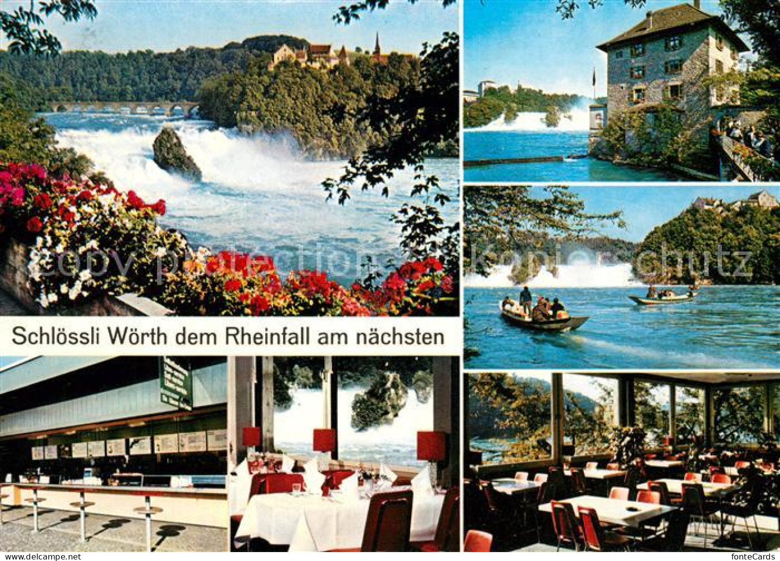 13095729 Neuhausen SH Restaurant Schloessli Woerth Am Rheinfall Neuhausen SH - Altri & Non Classificati