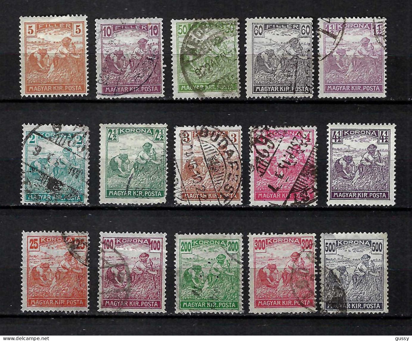 HONGRIE Ca.1916-19: Lot D' Obl. - Used Stamps