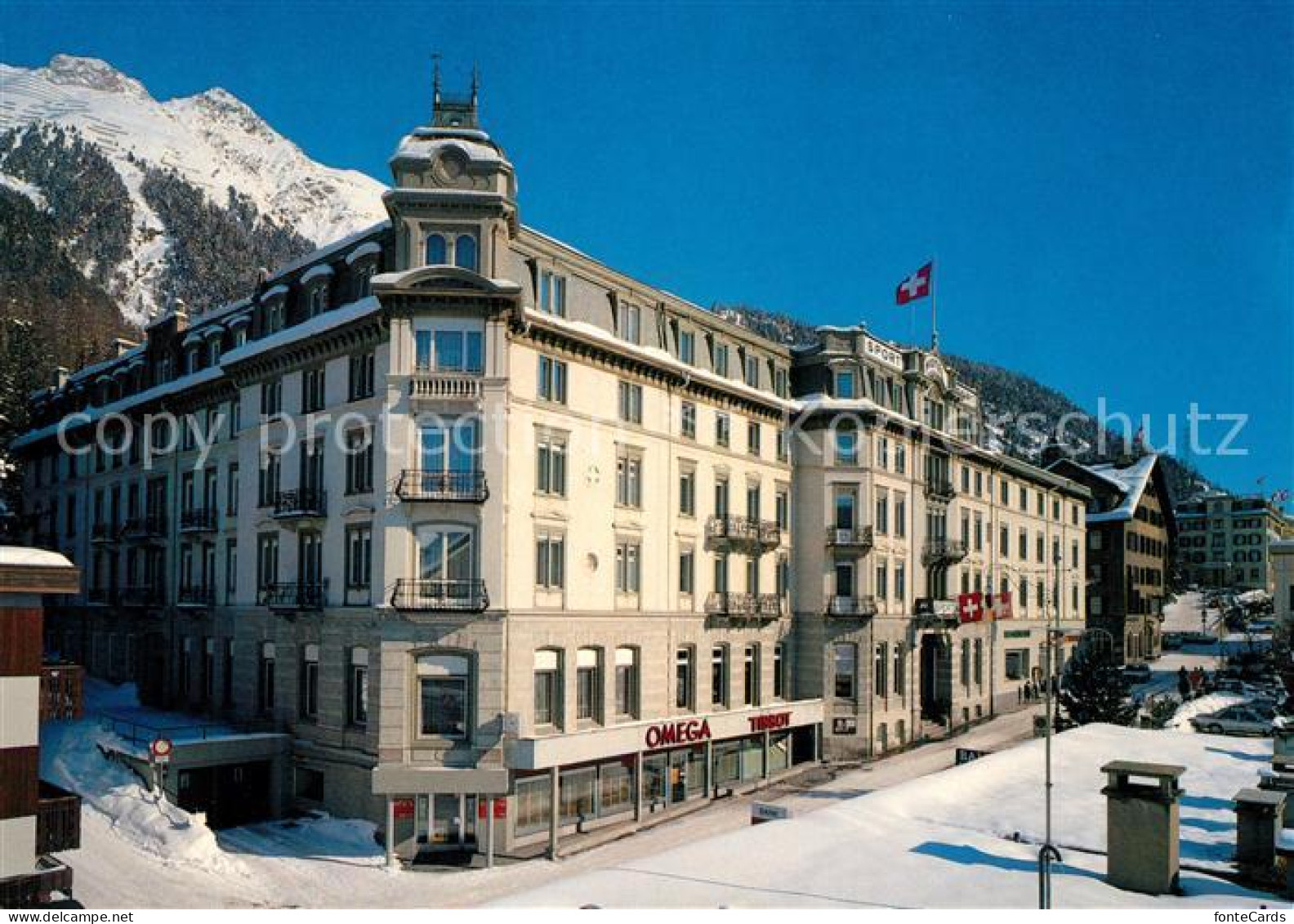 13089319 Pontresina Sport Hotel Pontresina Winterlandschaft Pontresina - Sonstige & Ohne Zuordnung