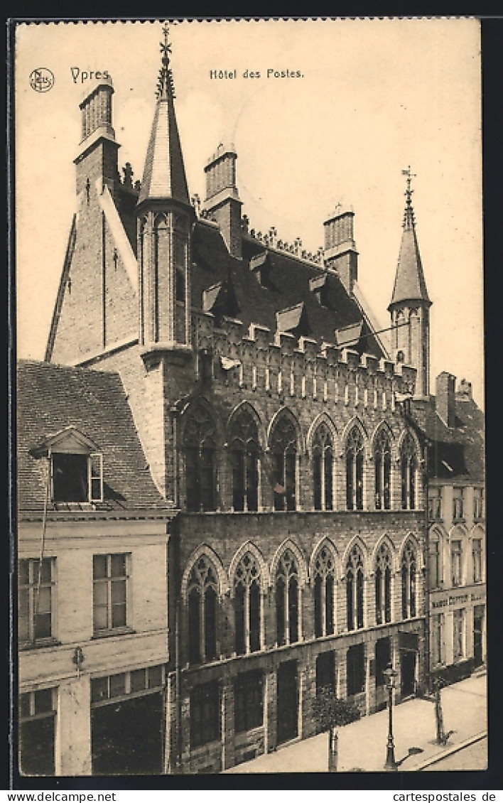 AK Ypres, Hotel Des Postes  - Sonstige & Ohne Zuordnung