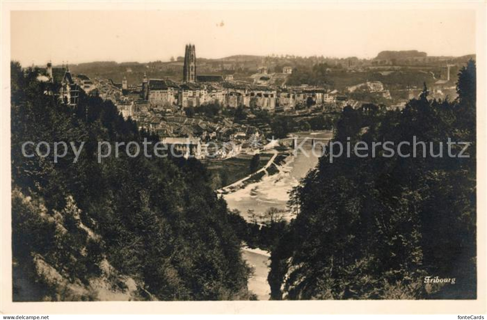 13069069 Fribourg FR Panorama Fribourg - Andere & Zonder Classificatie