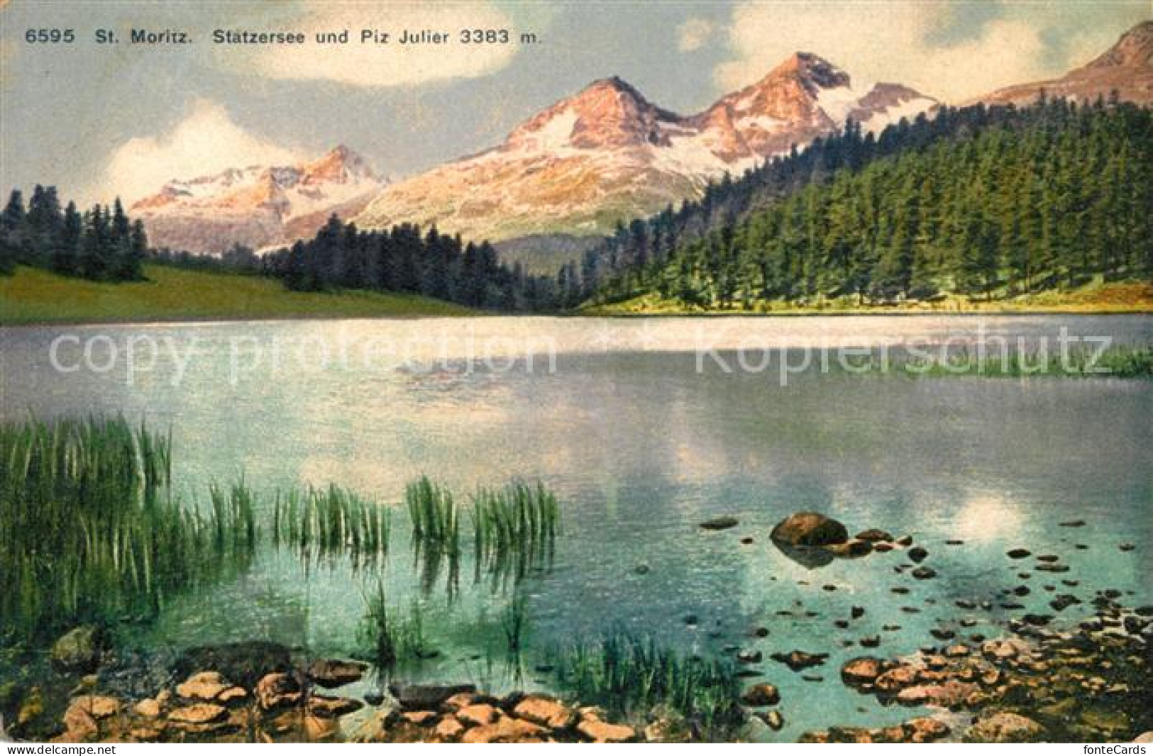 13069057 St Moritz GR Statzersee Und Piz Julier Albula Alpen St. Moritz - Other & Unclassified