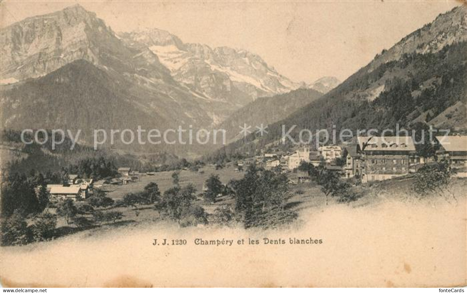 13066827 Champery Et Les Dents Blanches Alpes Champery - Andere & Zonder Classificatie