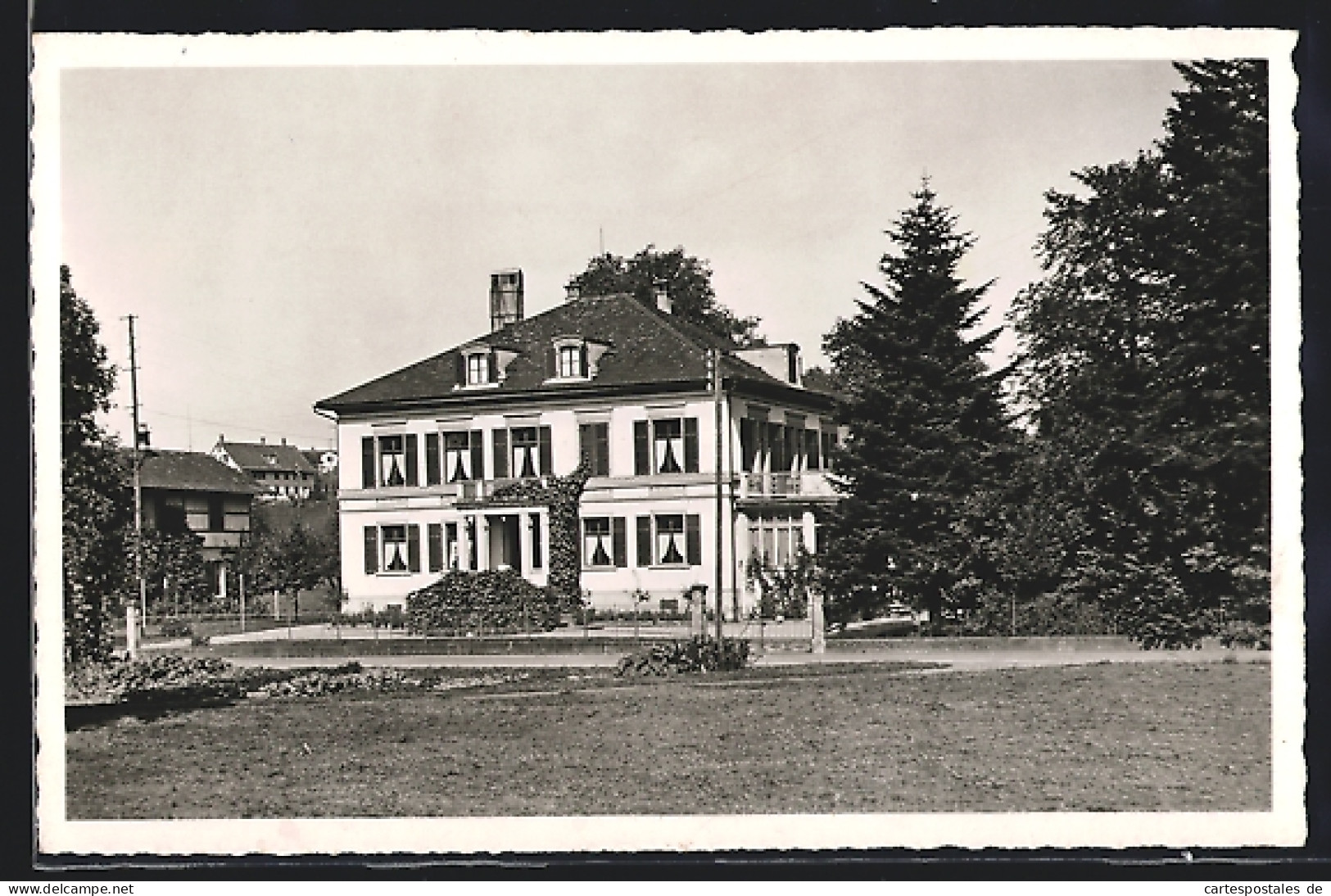 AK Wetzikon, Ortspartie Mit Blick Auf Vornehmes Haus  - Other & Unclassified