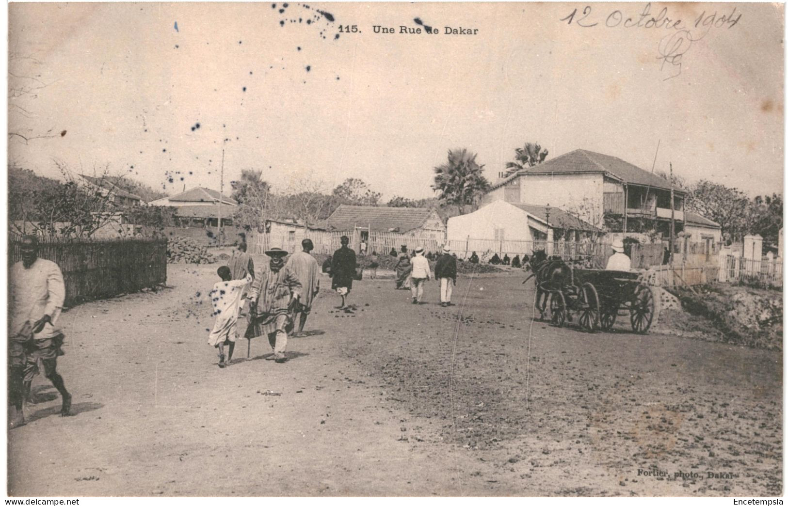 CPA Carte Postale Sénégal Dakar Une Rue De Dakar  1904 VM80741ok - Sénégal