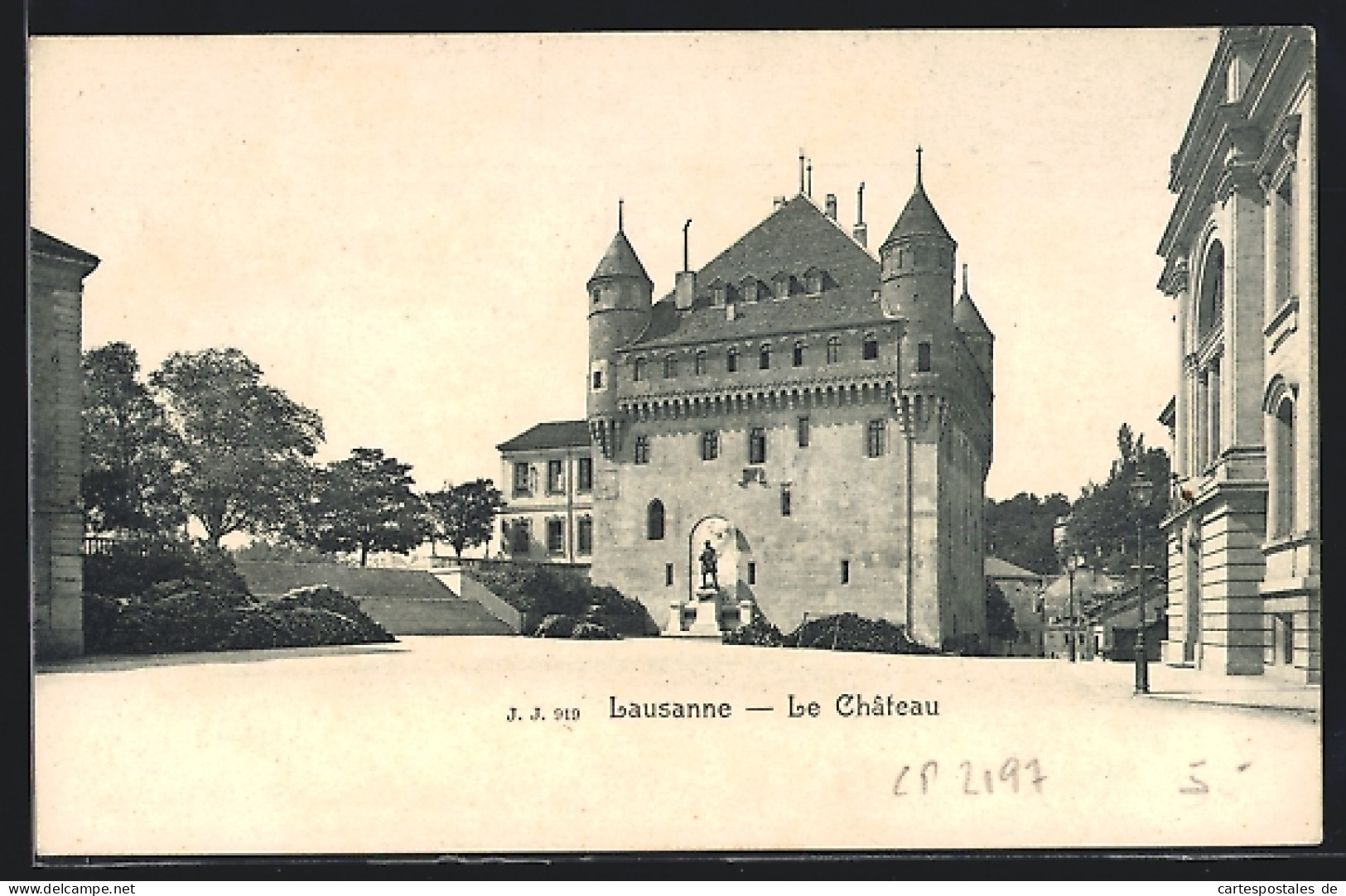 AK Lausanne, Le Chateau  - Lausanne