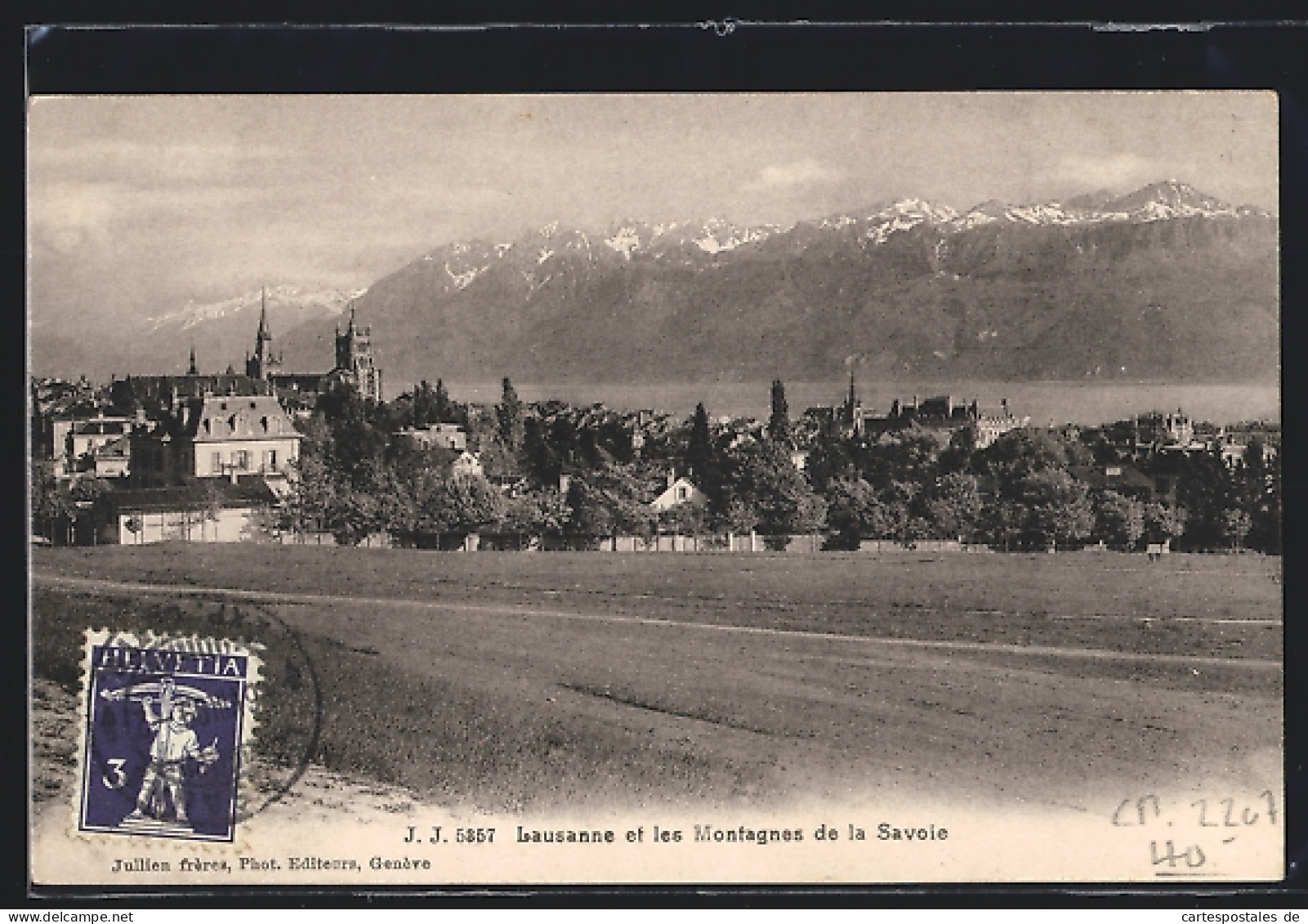 AK Lausanne, Les Montagnes De La Savoie  - Lausanne