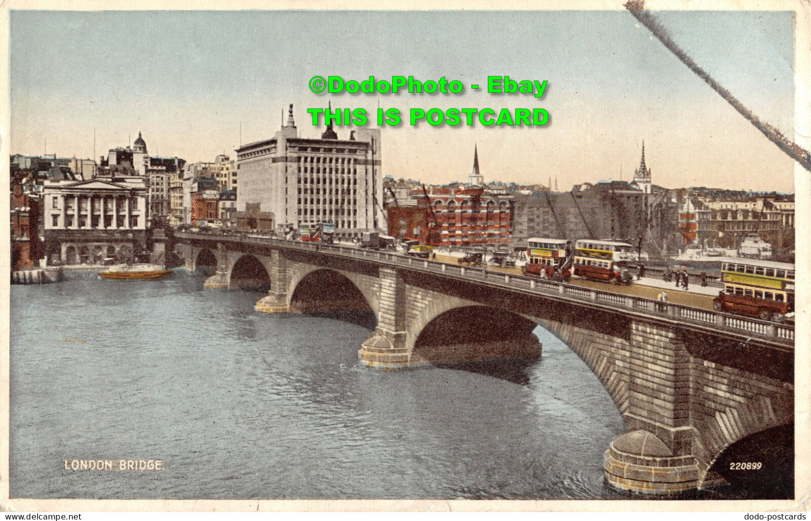 R355069 London Bridge. Postcard. 1938 - Other & Unclassified