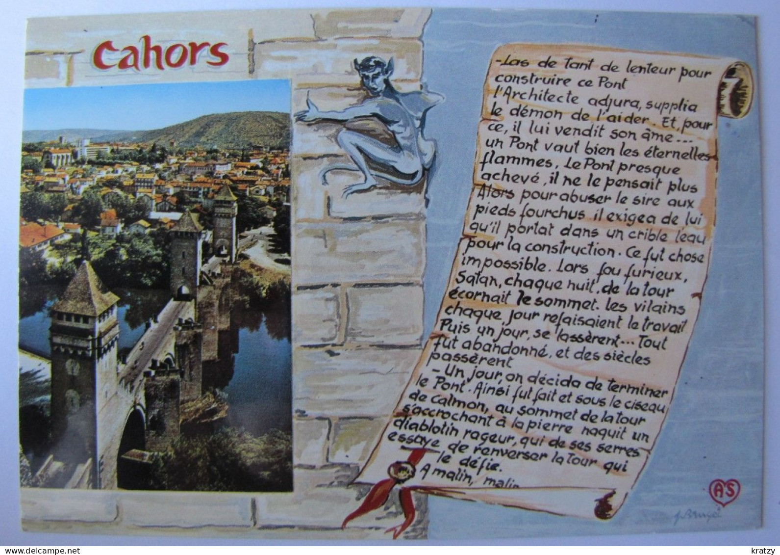 FRANCE - LOT - CAHORS - Le Pont Valentré Et Son Histoire - Cahors