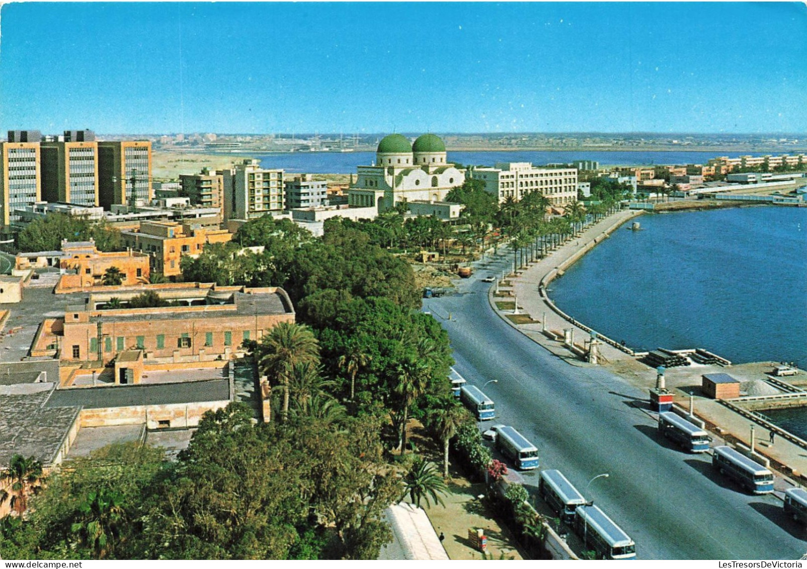 LYBIE - Benghazi - General View - Bus - Vue Générale - Bus - Vue Générale - Carte Postale - Libye