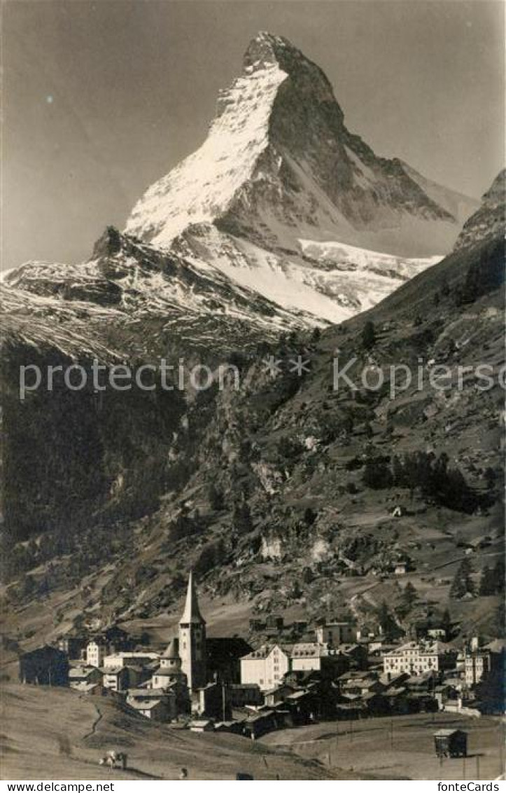 13064249 Zermatt VS Mit Matterhorn  - Sonstige & Ohne Zuordnung