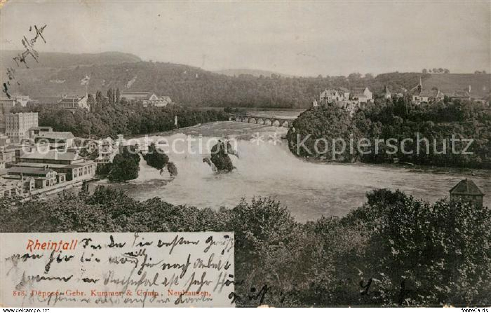 13064239 Schaffhausen SH Rheinfall Schaffhausen - Andere & Zonder Classificatie