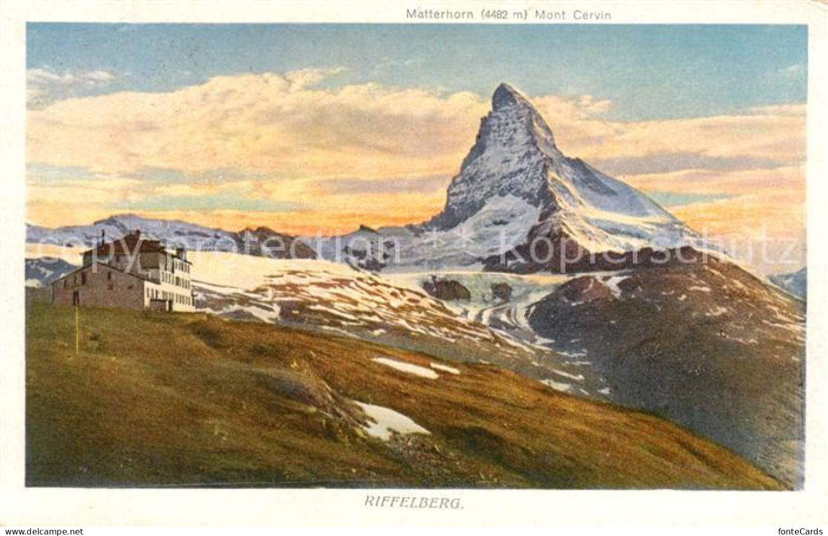 13063489 Zermatt VS Riffelberg Matterhorn  - Sonstige & Ohne Zuordnung