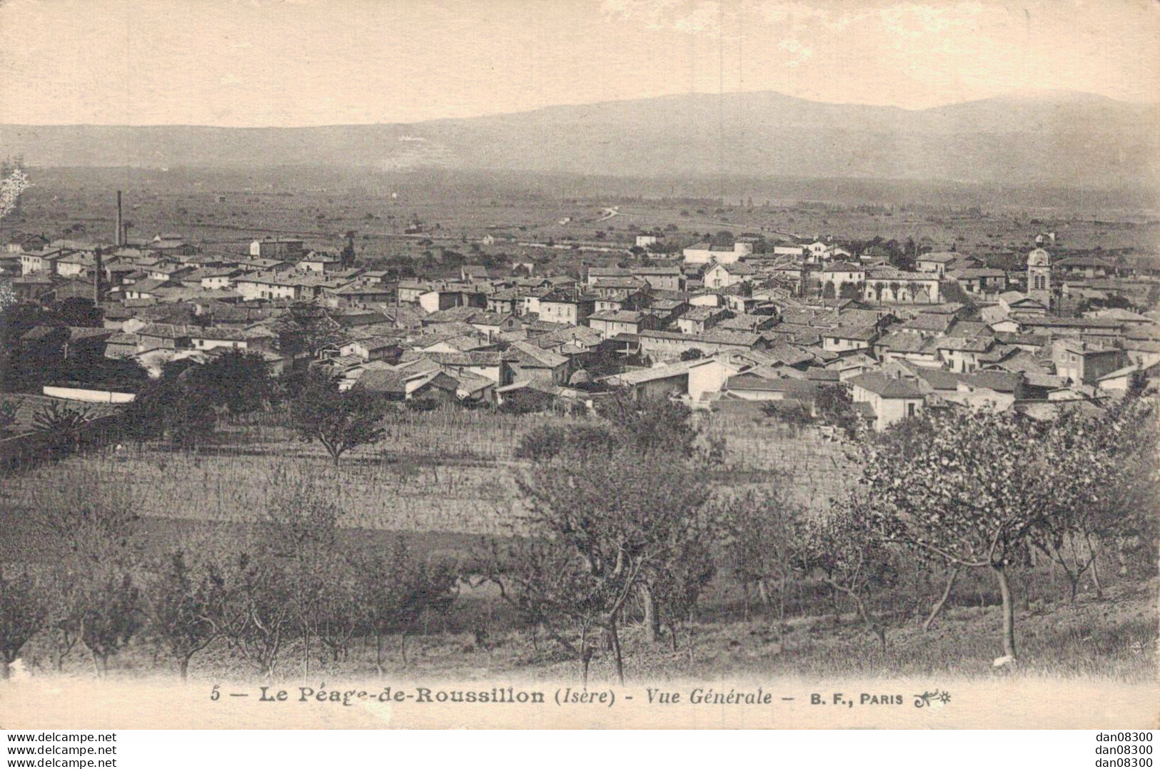 38 LE PEAGE DU ROUSSILLON  VUE GENERALE - Altri & Non Classificati