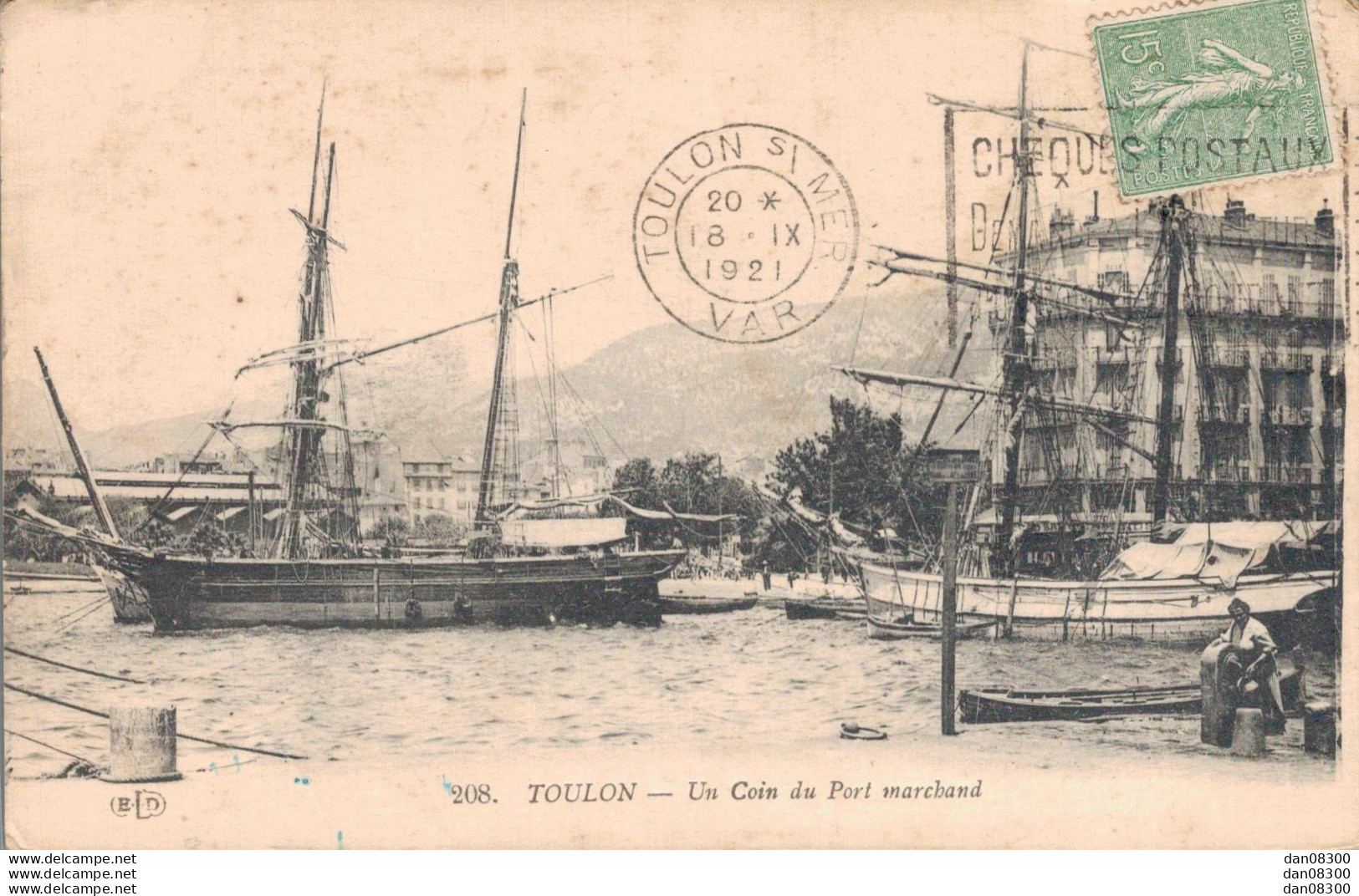 83 TOULON UN COIN DU PORT MARCHAND - Toulon