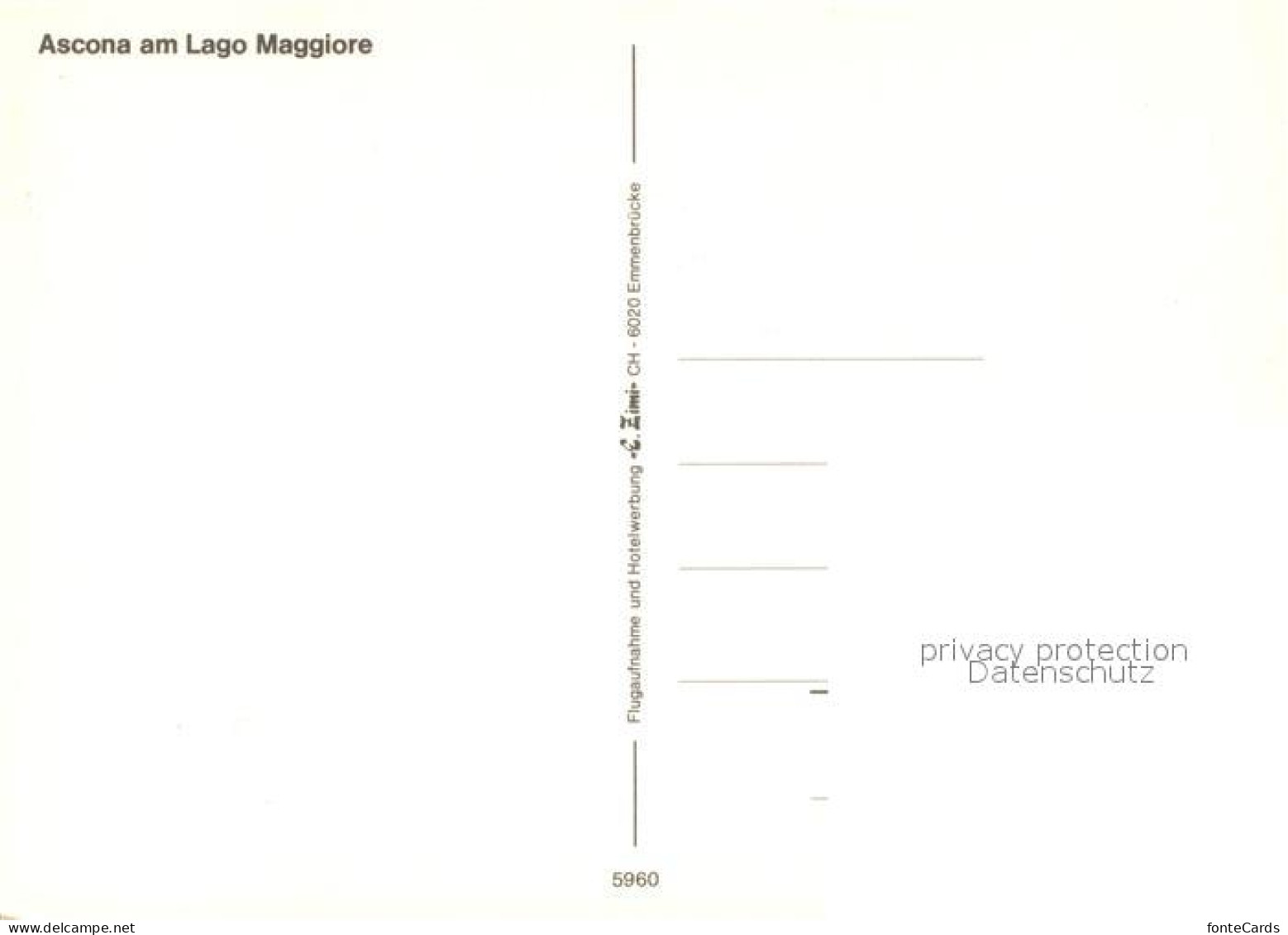 13063319 Ascona Lago Maggiore Fliegeraufnahme Hafen Kirche Ascona - Andere & Zonder Classificatie