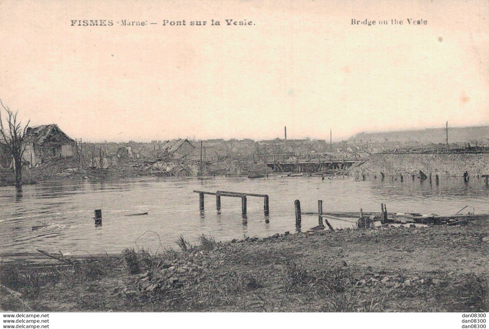 51 FISMES PONT SUR LA VESLE - Fismes