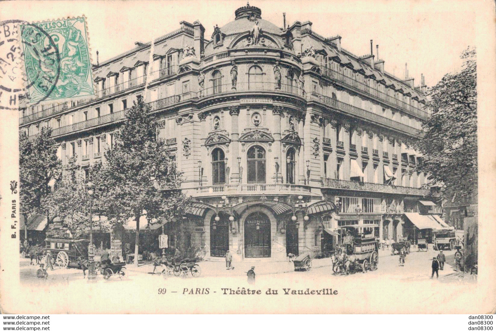 75 PARIS THEATRE DU VAUDEVILLE - Andere Monumenten, Gebouwen