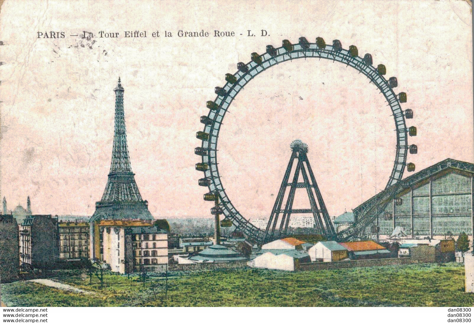 75 PARIS LA TOUR EIFFEL ET LA GRANDE ROUE - Eiffelturm