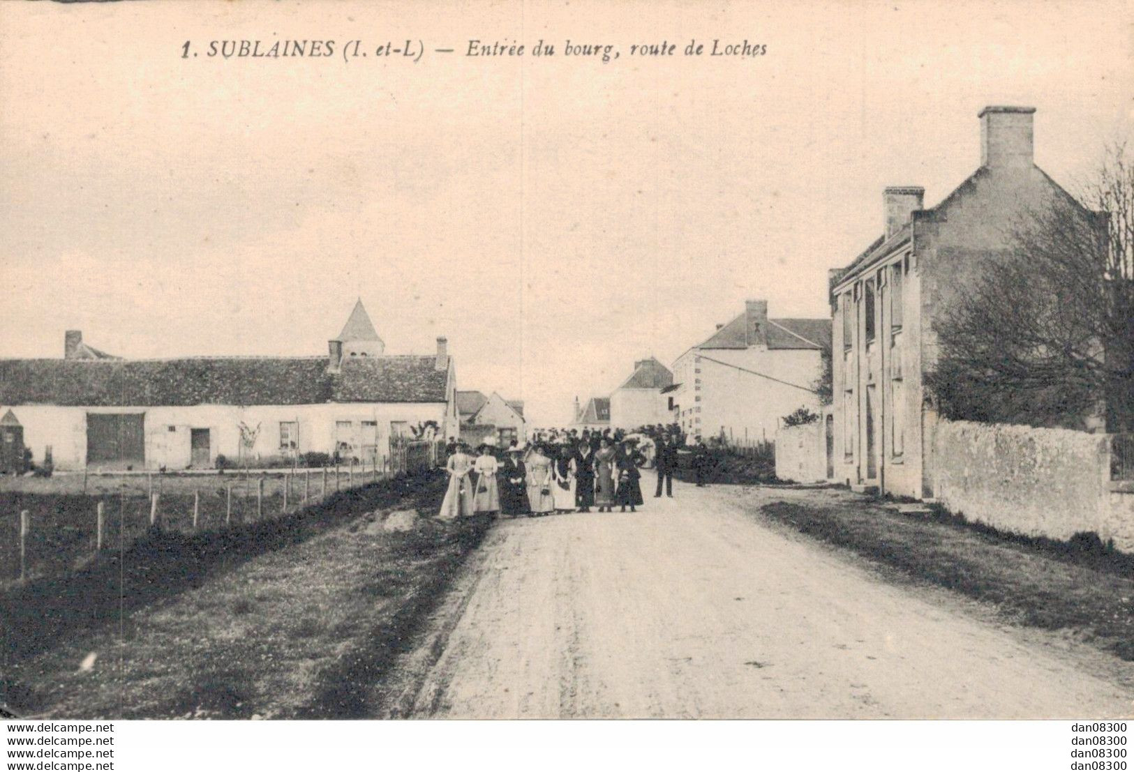 37 SUBLAINES ENTREE DU BOURG ROUTE DE LOCHES - Sonstige & Ohne Zuordnung