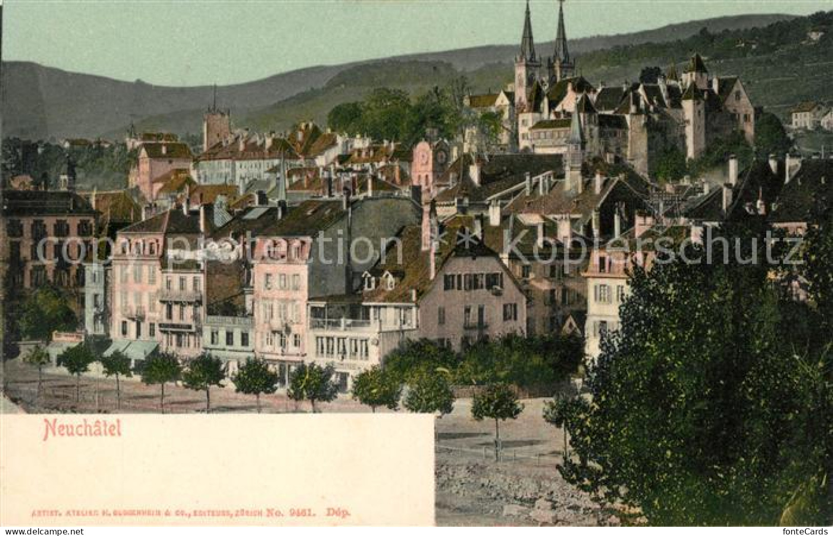 13063287 Neuchatel NE Ortsansicht Neuchatel - Autres & Non Classés