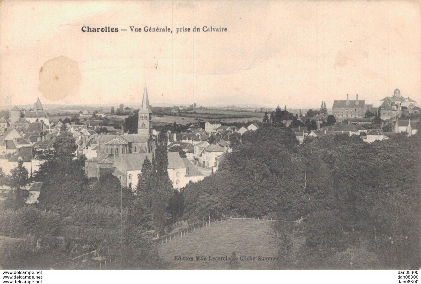 71 CHAROLLES VUE GENERALE PRISE DU CALVAIRE - Charolles