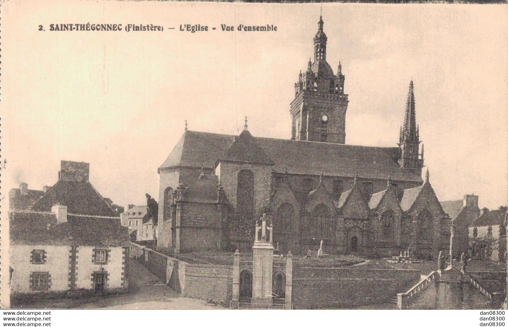 29 SAINT THEGONNEC L'EGLISE VUE D'ENSEMBLE - Saint-Thégonnec