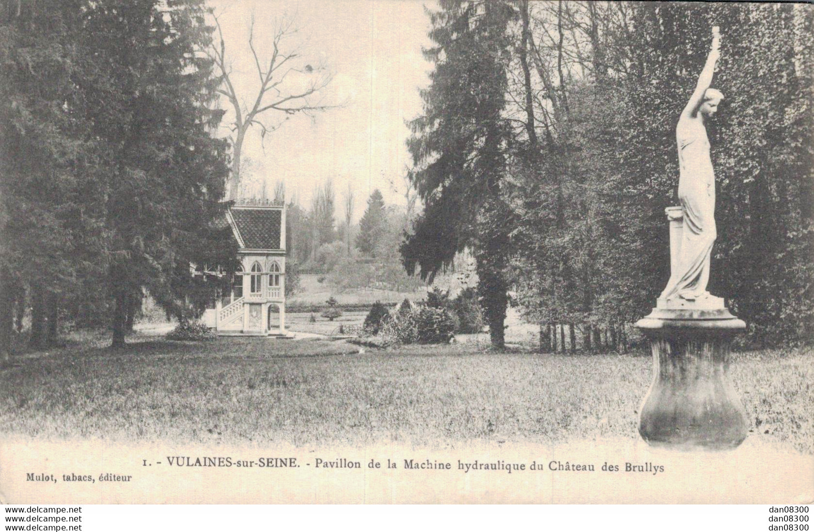 77 VULAINES SUR SEINE PAVILLON DE LA MACHINE HYDRAULIQUE DU CHATEAU DES BRULLYS - Autres & Non Classés