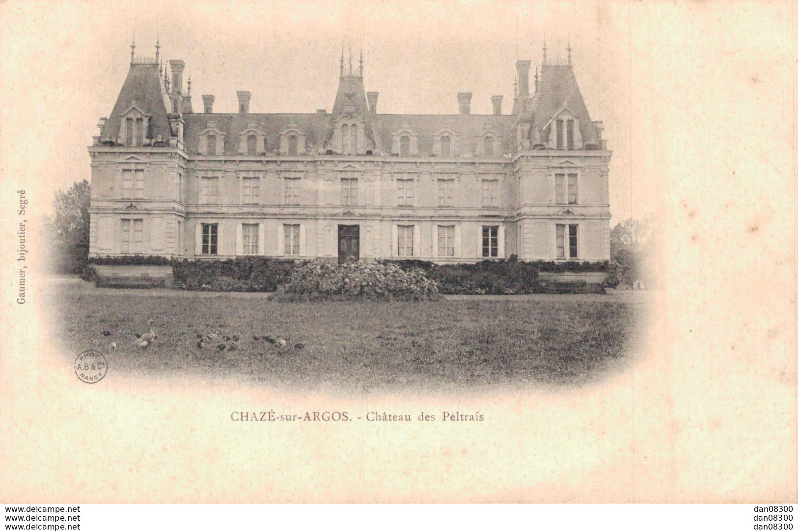 49 CHAZE SUR ARGOS CHATEAU DES PELTRAIS - Autres & Non Classés