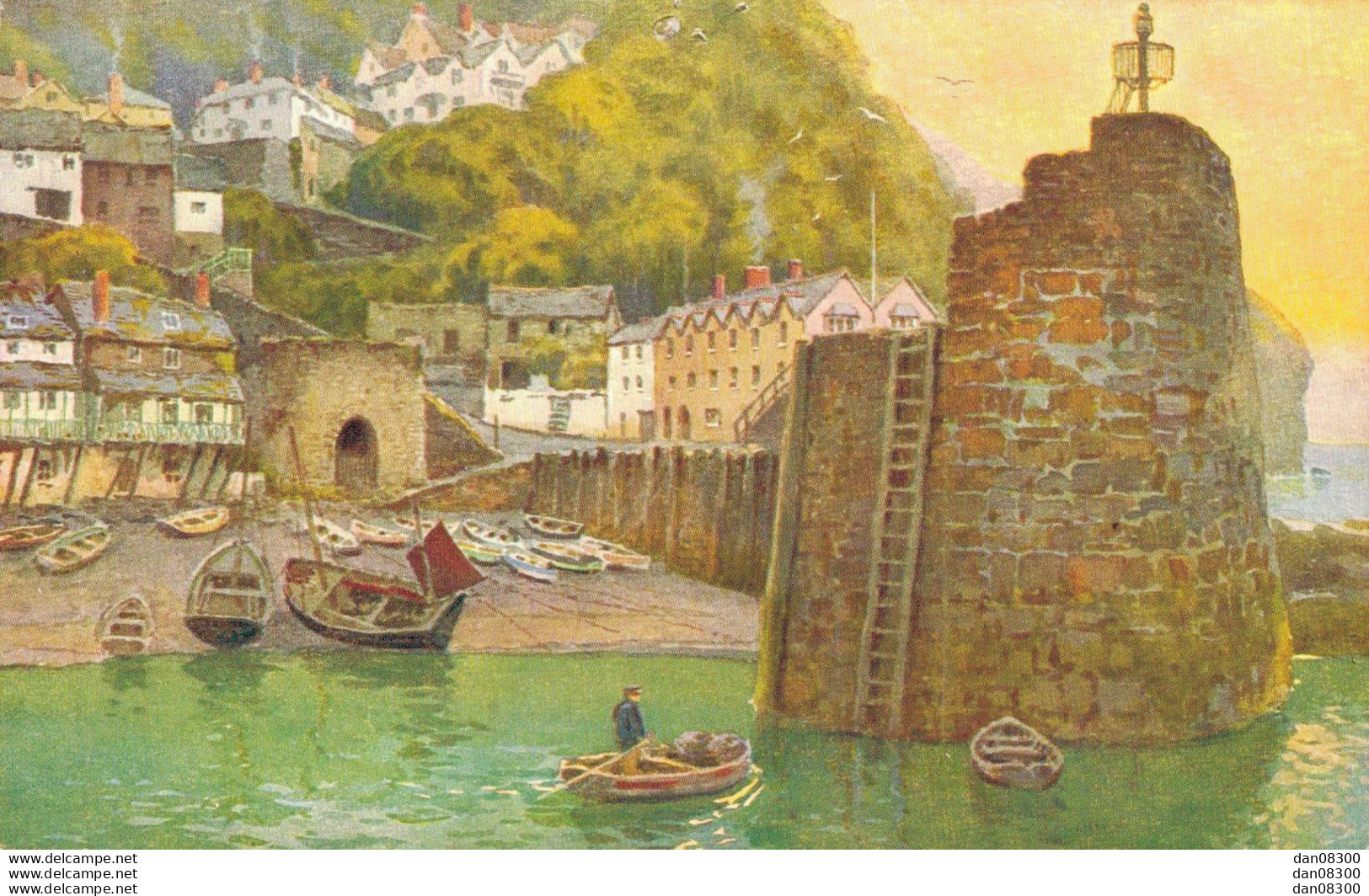 THE HARBOUR CLOVELLY - Paintings