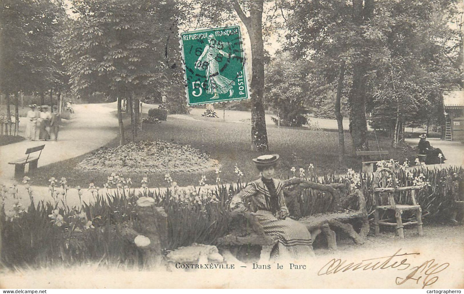 Contrexeville Parc 1908 - Contrexeville