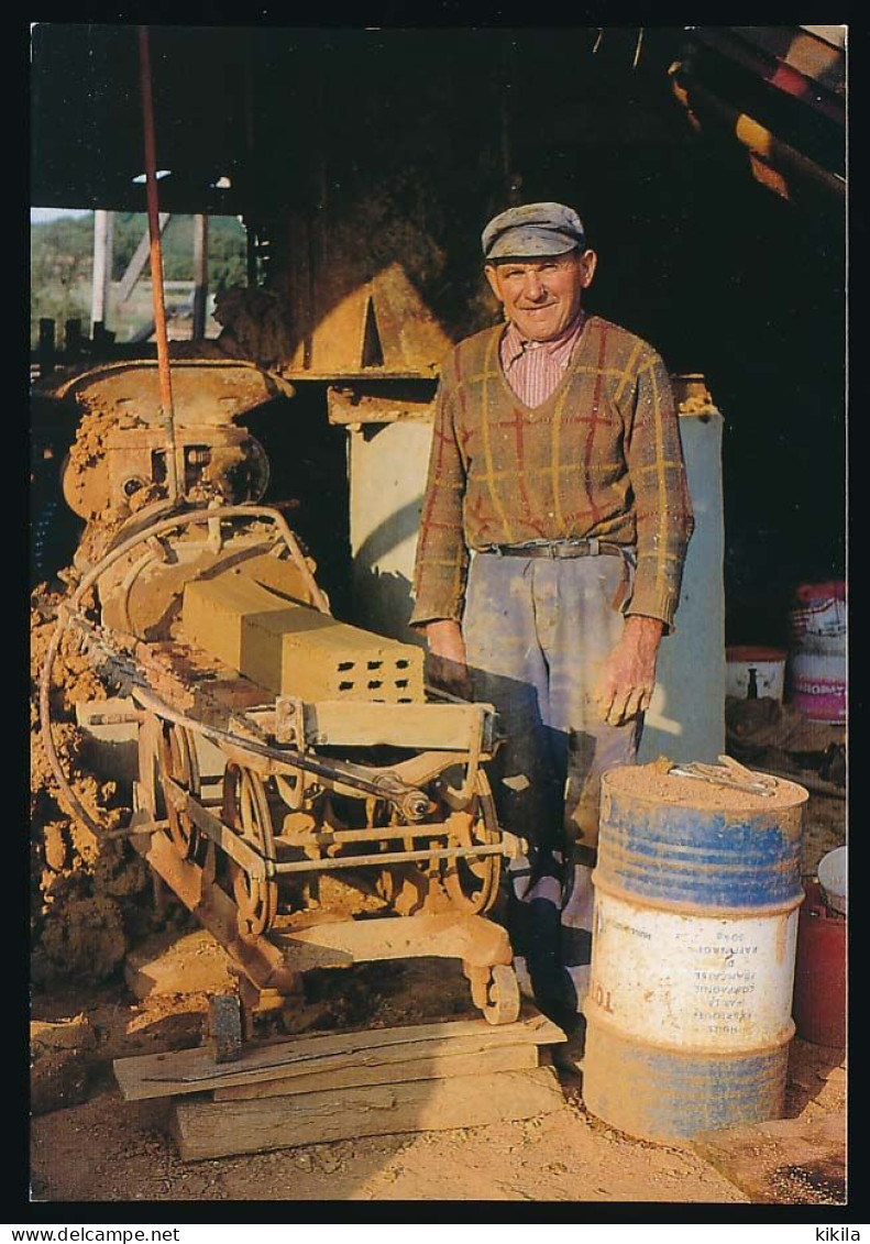 CPSM / CPM 10.5 X 15  Eure Et Loir LUIGNY Albert Gaubert, Briquetier En Octobre 1991 Photographe Gerard Rouhault - Autres & Non Classés