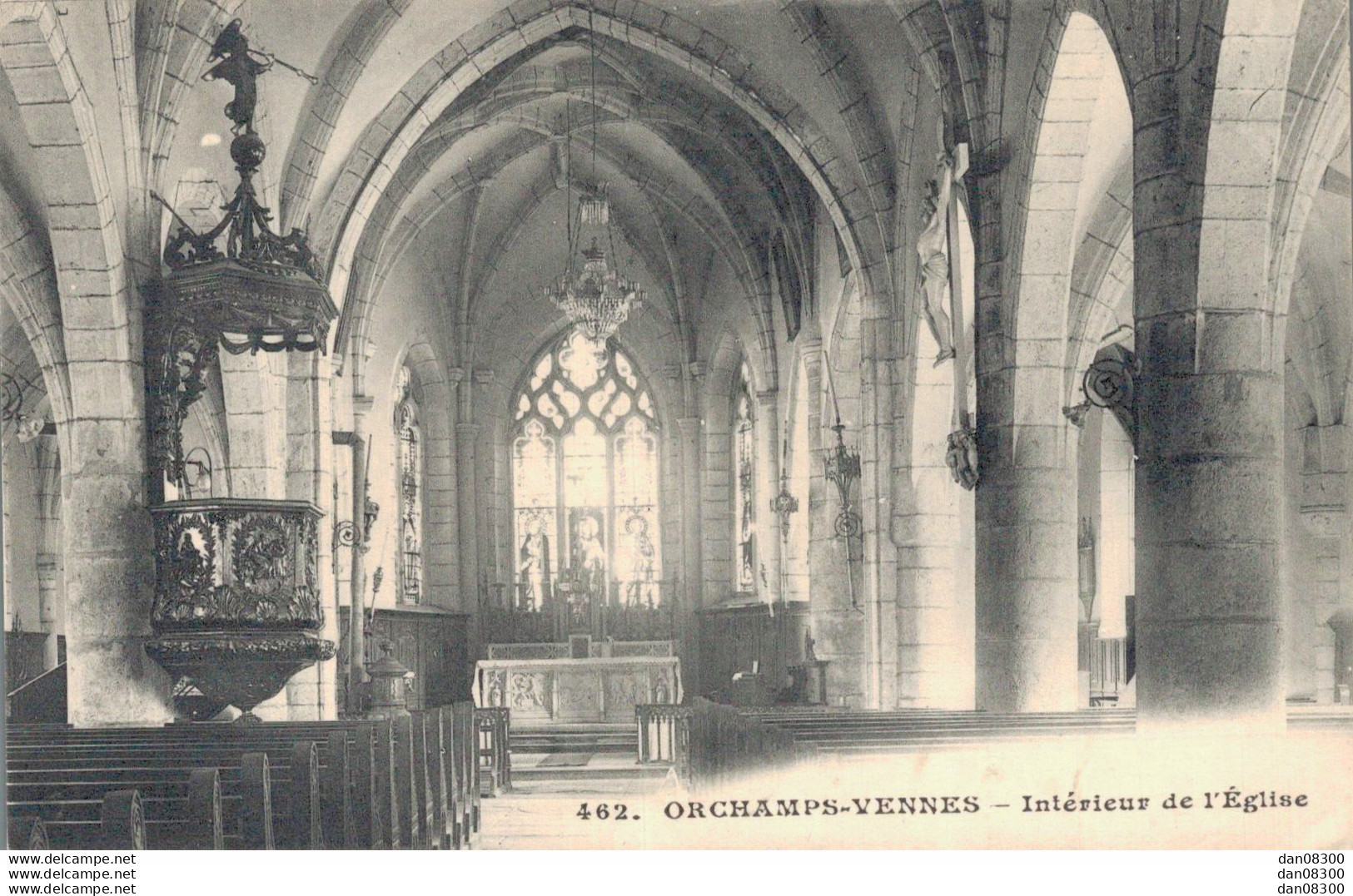 25 ORCHAMPS VENNES INTERIEUR DE L'EGLISE - Sonstige & Ohne Zuordnung