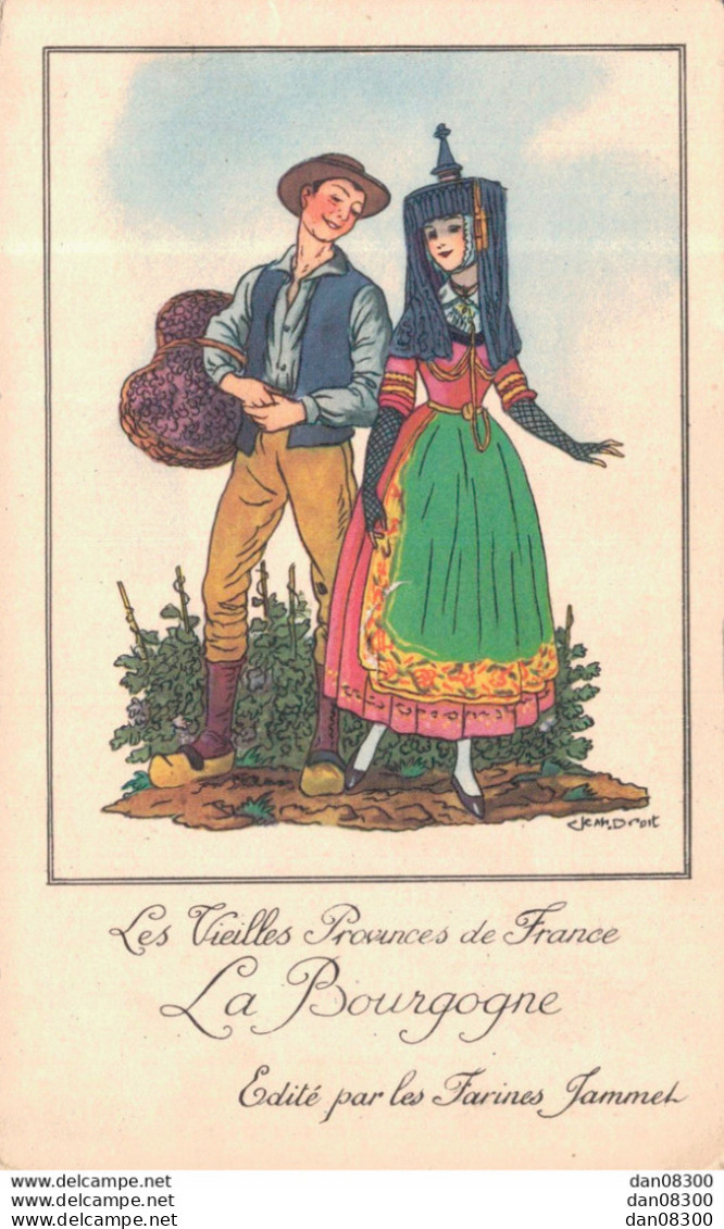 LES VIEILLES PROVINCES DE FRANCE LA BOURGOGNE LES FARINES JAMMET - Collections
