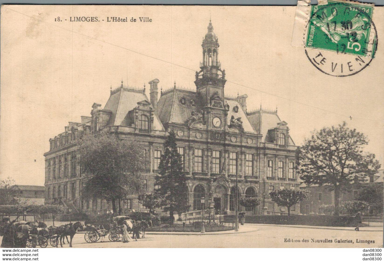 87 LIMOGES L'HOTEL DE VILLE - Limoges