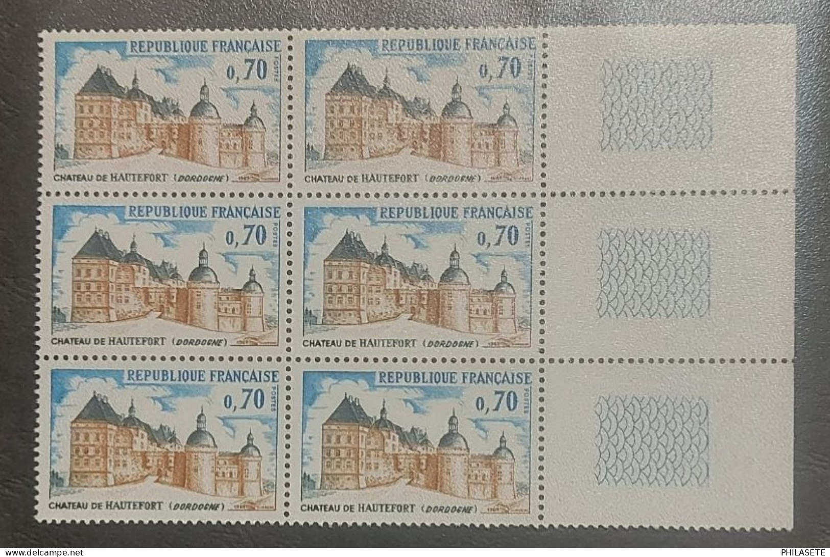 France Neuf** Bloc De 6  Timbres YT N° 1596 Château De Hautefort - Ungebraucht