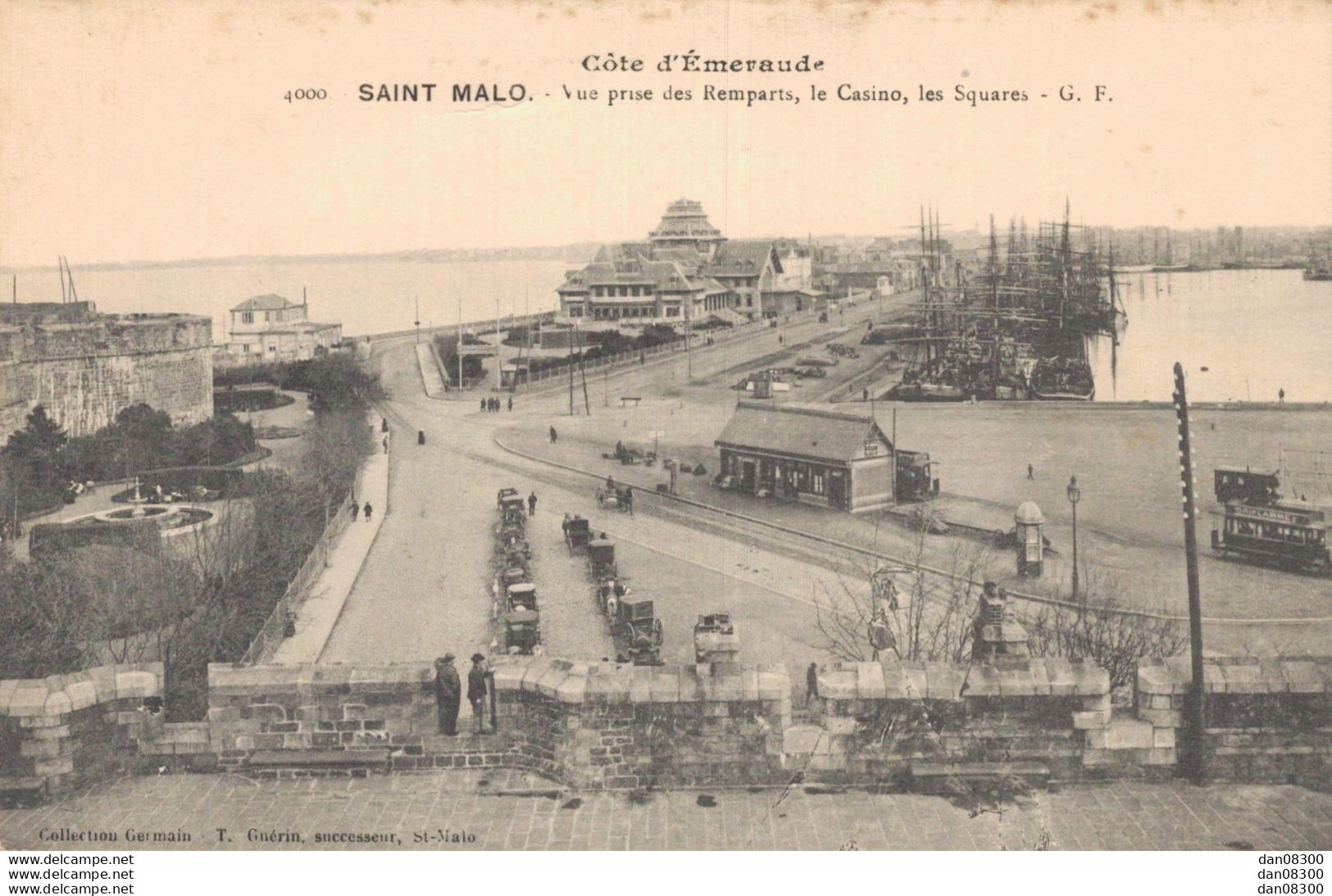 35 SAINT MALO VUE PRISE DES REMPARTS LE CASINO LES SQUARES - Saint Malo