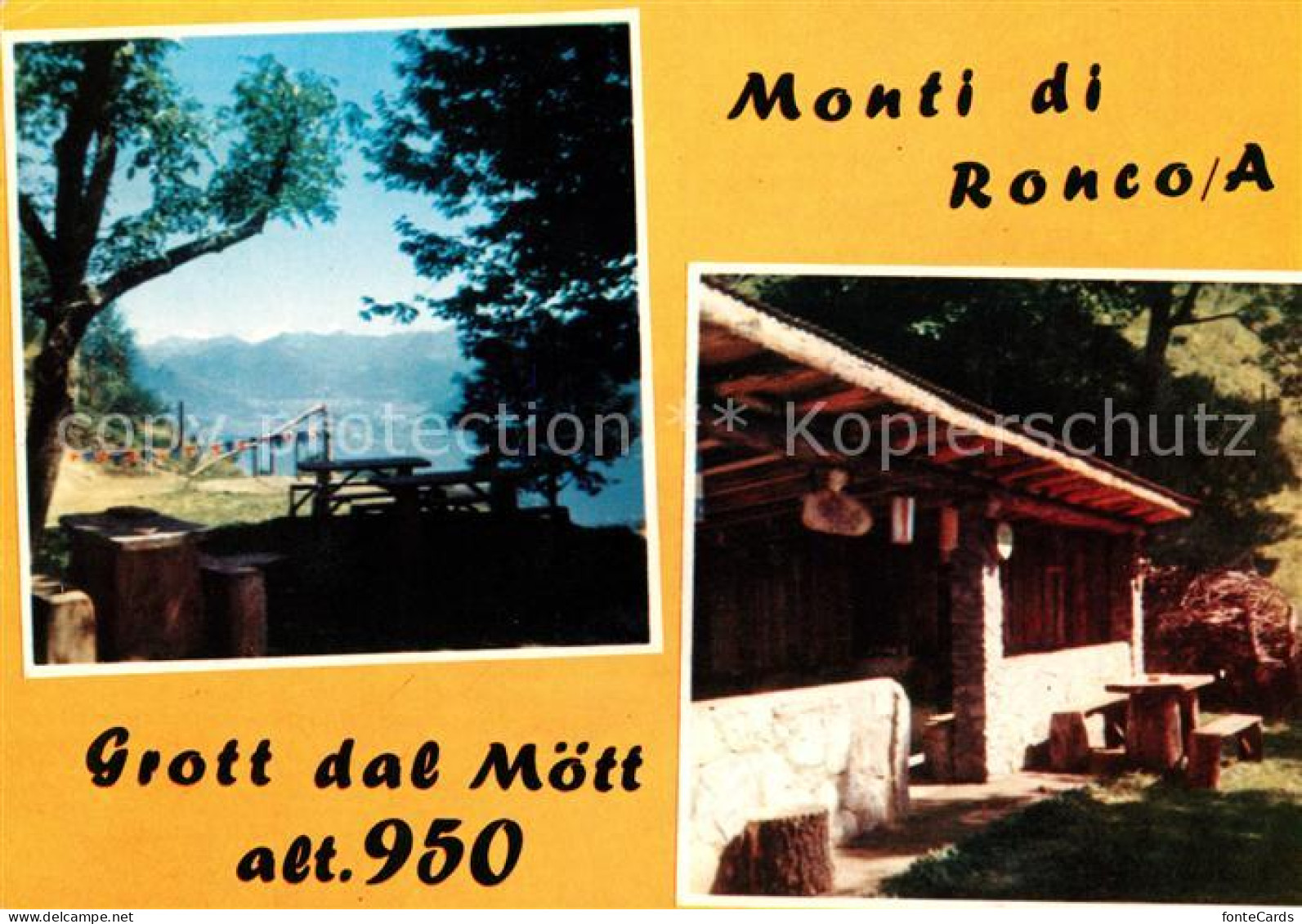 13054679 Ronco Sopra Ascona Monti Di Ronco Grott Dal Moett Ronco Sopra Ascona - Altri & Non Classificati