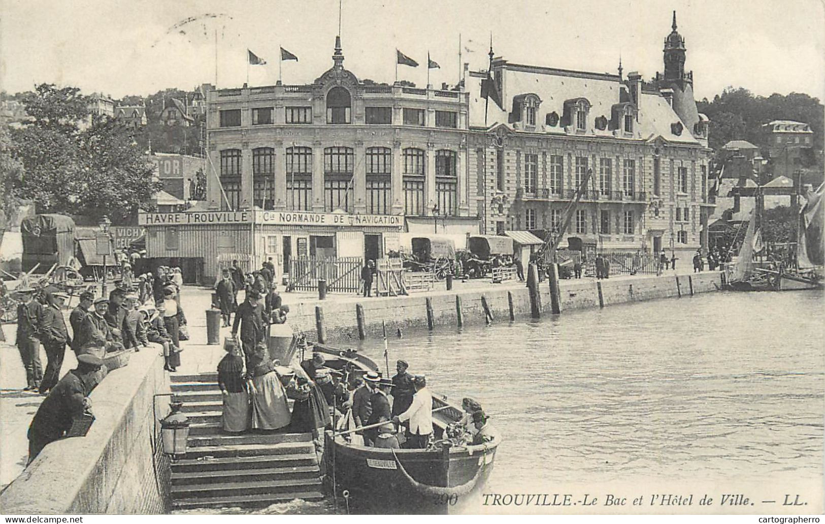 Trouville Le Bac 1914 - Trouville