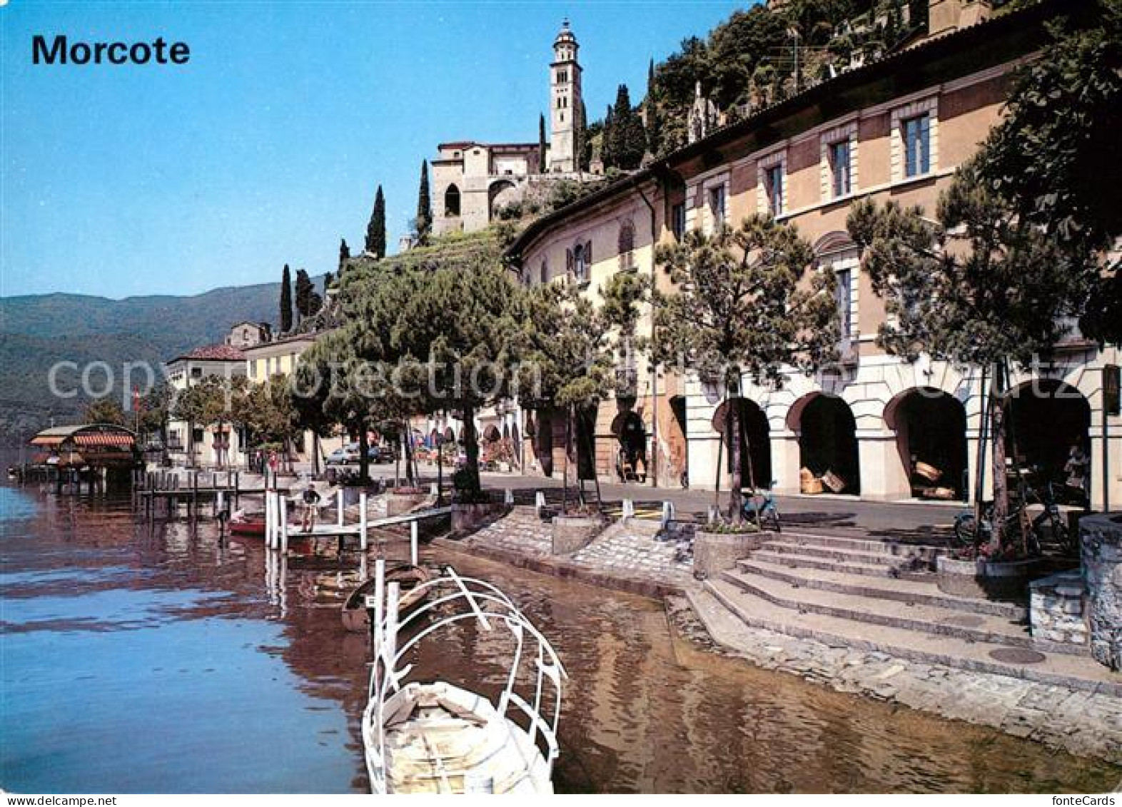 13050669 Morcote Lago Di Lugano Uferpromenade Morcote Lago Di Lugano - Autres & Non Classés