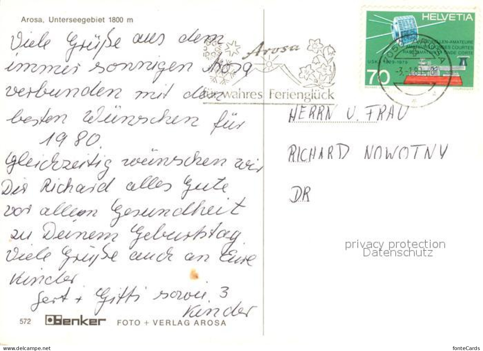 13050627 Arosa GR Stadtblick Unterseegebiet Arosa GR - Sonstige & Ohne Zuordnung