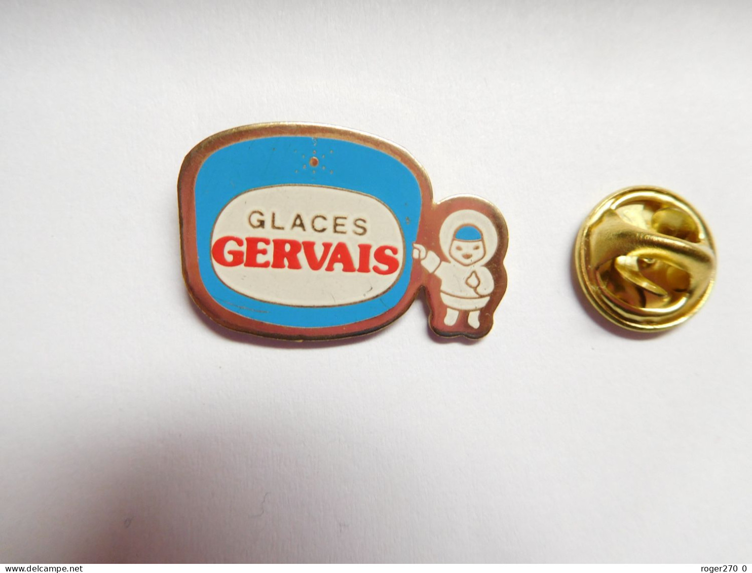 Beau Pin's , Glaces Gervais , Verso Lisse - Alimentation