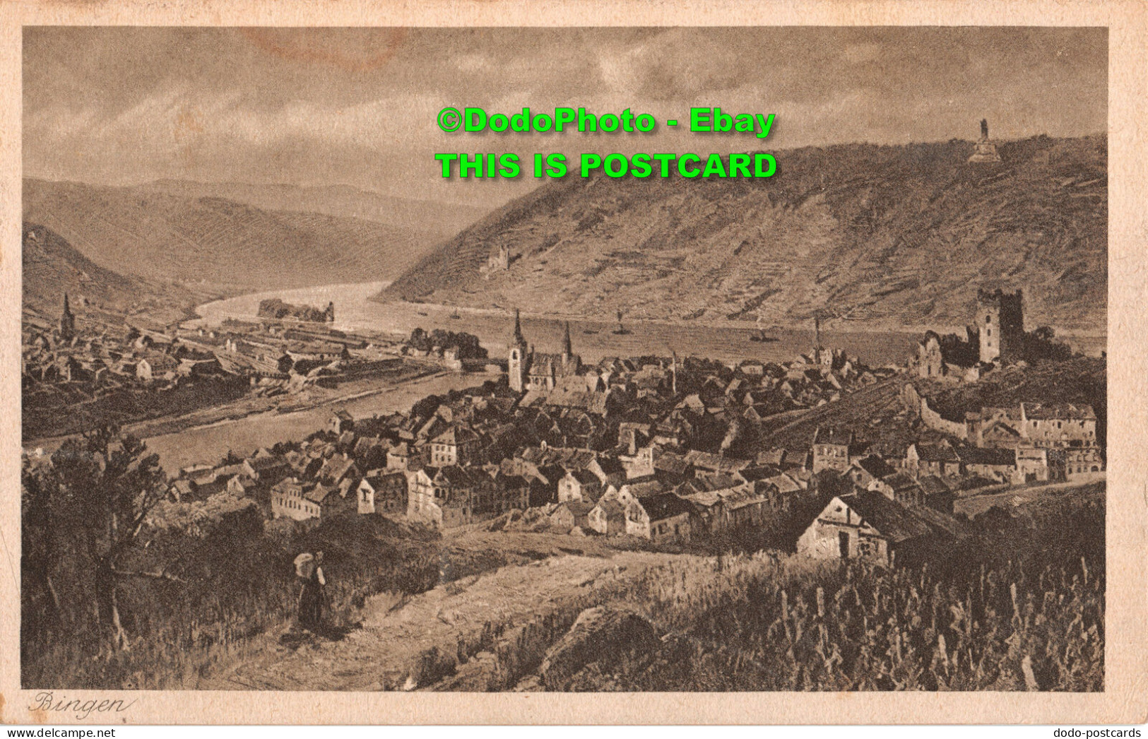 R356710 Bingen. No. 312. Bingen A. Rh. Astudin Gravuren Series. Hoursch And Bech - Monde