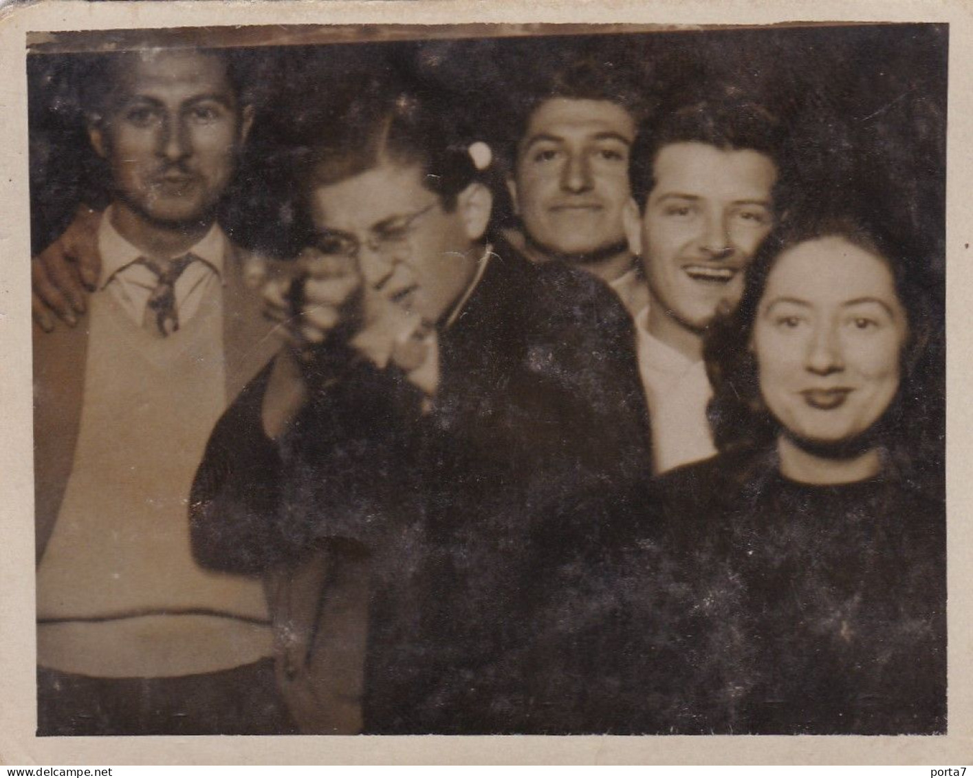 LUNA PARK TIRO A SEGNO - FOTO FLASH - TIR A LA CARABINE  - FOTO  ORIGINALE 1951 - Anonieme Personen